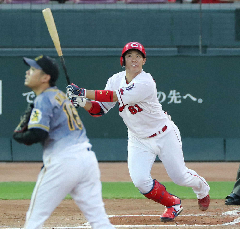 【画像・写真】広島・坂倉　攻守で森下を援護　バッテリー組んだ最近4試合は3勝無敗