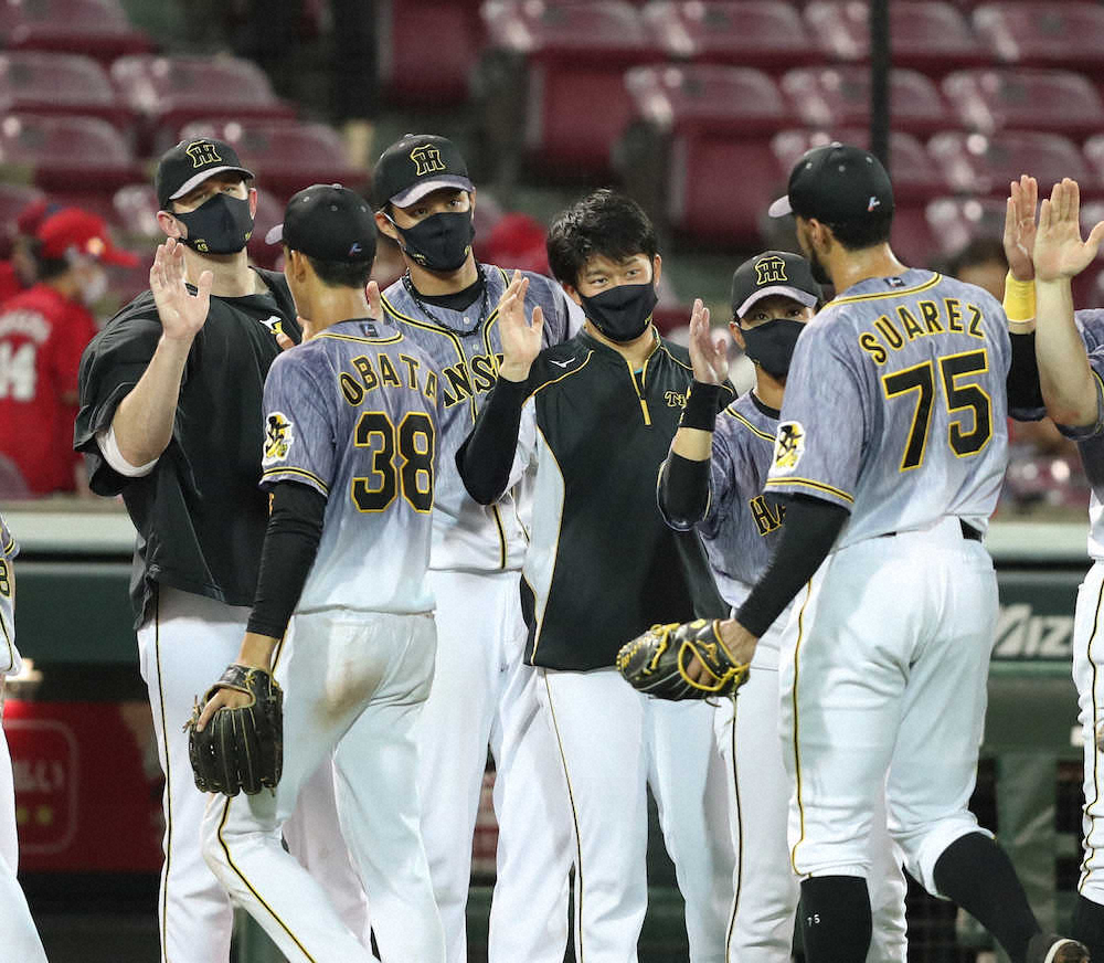 【画像・写真】阪神　リリーフ陣で逃げ切り！岩貞　窮地救った満塁斬り