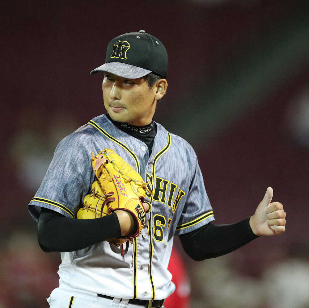 【画像・写真】阪神・岩崎　逆転のピンチ招くも無失点でしのぐ　サヨナラ打献上の上本にリベンジ