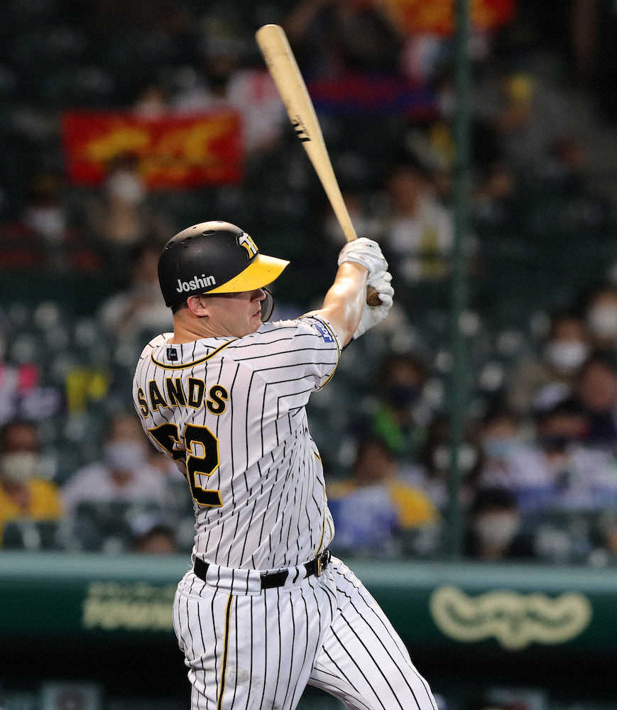 【画像・写真】阪神　サンズ3戦連発で試合を振り出しに　好投の山中を7回に捉える