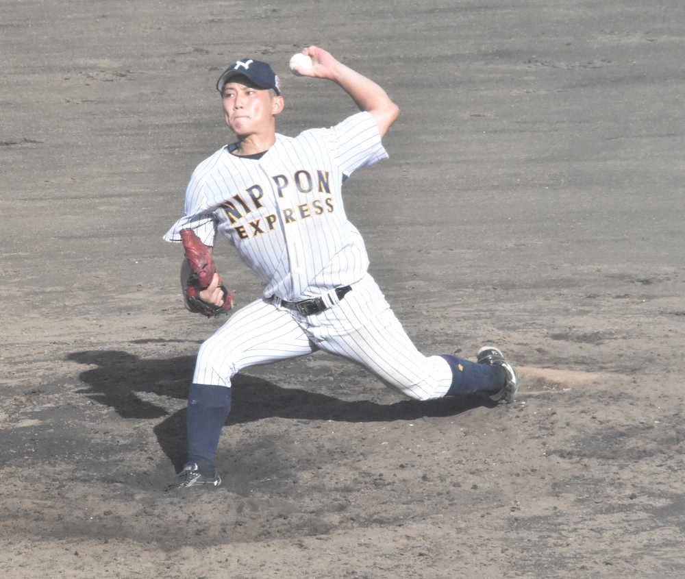 【画像・写真】日本通運・相馬　9回途中1失点で勝利貢献「味方の守りに助けられた」