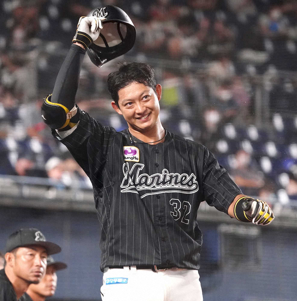 【画像・写真】ロッテドラ2佐藤がプロ1号「捕手として投手を助けたいと」