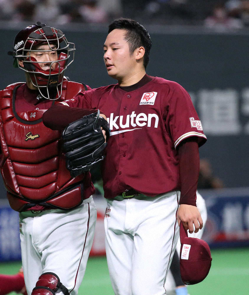 【画像・写真】楽天　小深田打だけ…日本ハム投手陣に手も足も出ず　2敗目の松井は反省「技術不足」