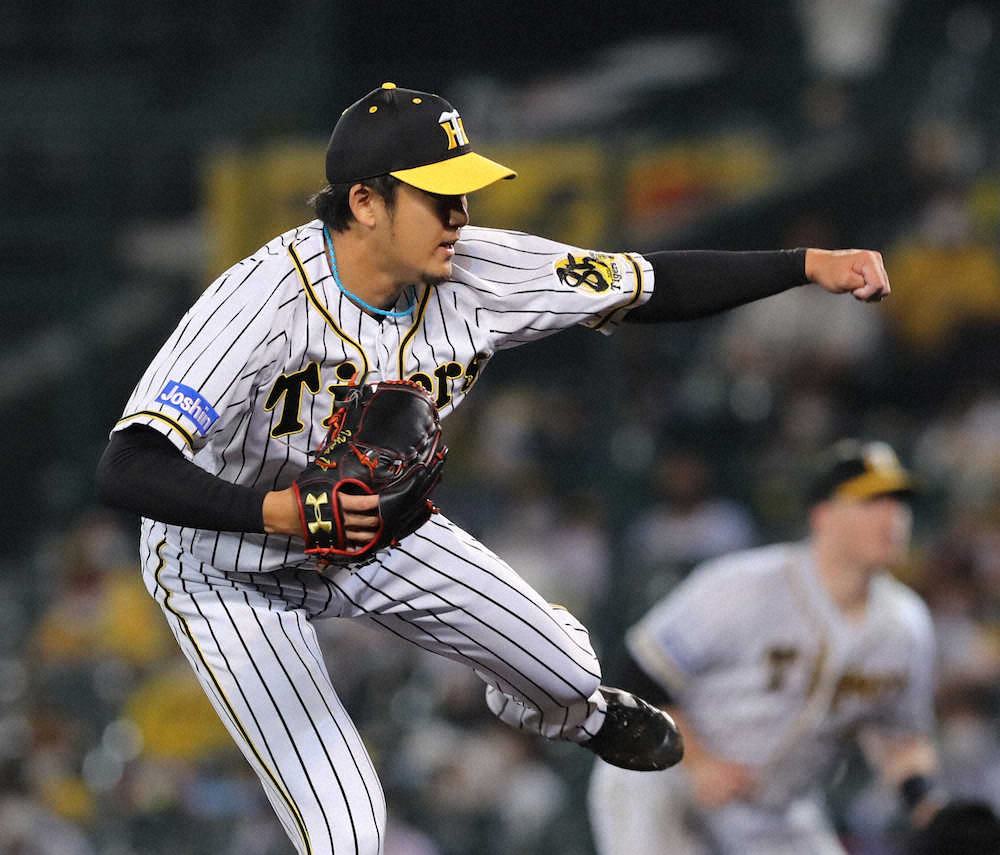 【画像・写真】“勝ち運”の阪神・岩貞　登板4試合ではやくも3勝目　先発では2勝止まり「ちょっと複雑」