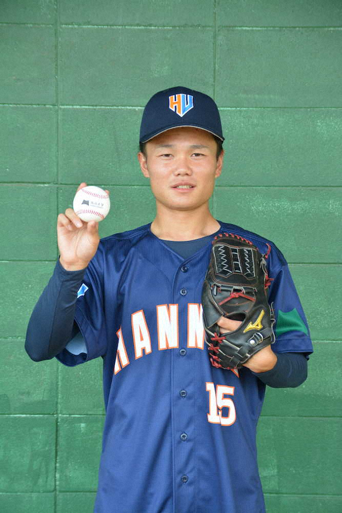 近畿学生野球のキーマン 阪南大 加賀見投手 自慢の快速球で一番の輝き スポニチ Sponichi Annex 野球