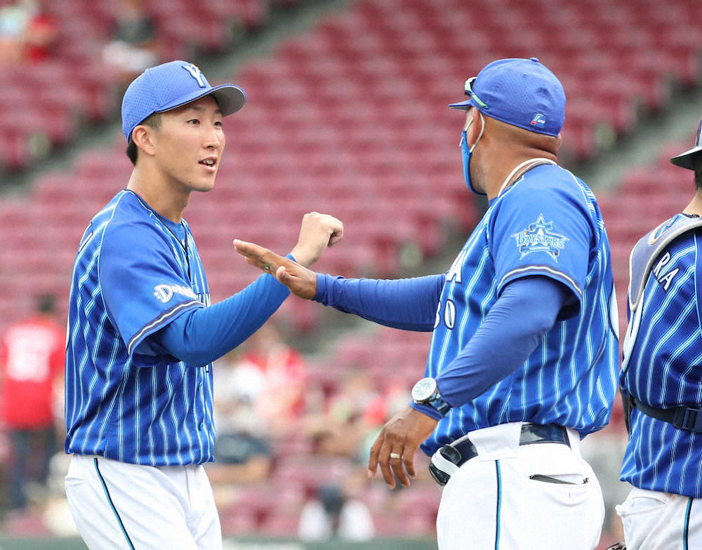 【画像・写真】DeNA　4連敗でストップ、大貫がプロ2年目で初完投「本当にうれしい」