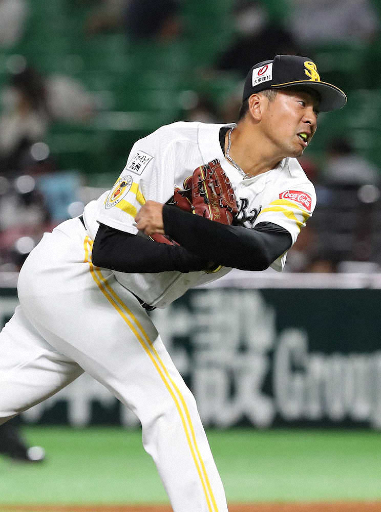 【画像・写真】ソフトバンク・渡辺雄　武田に打球直撃→緊急登板で連日の好救援