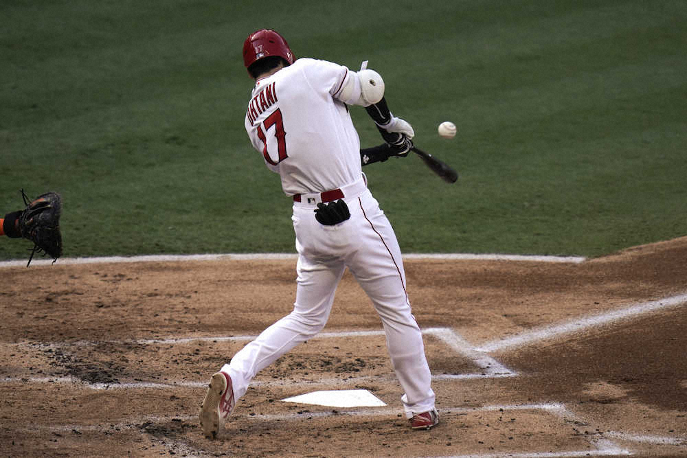 【画像・写真】エンゼルス・大谷　本拠地史上最高気温42・8度の中2戦連続打点！二盗も決めた