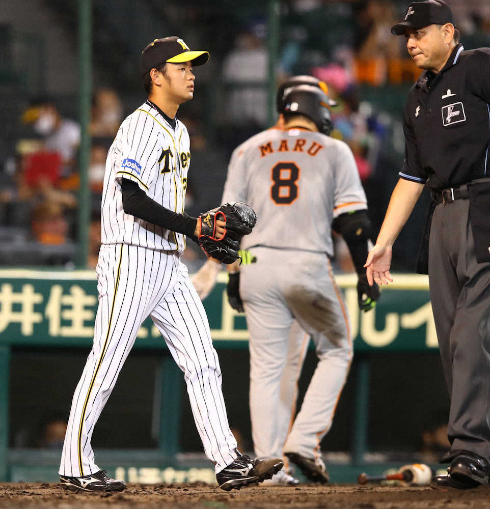 【画像・写真】阪神・高橋　6回9安打3失点で降板　今季初中5日も報われず