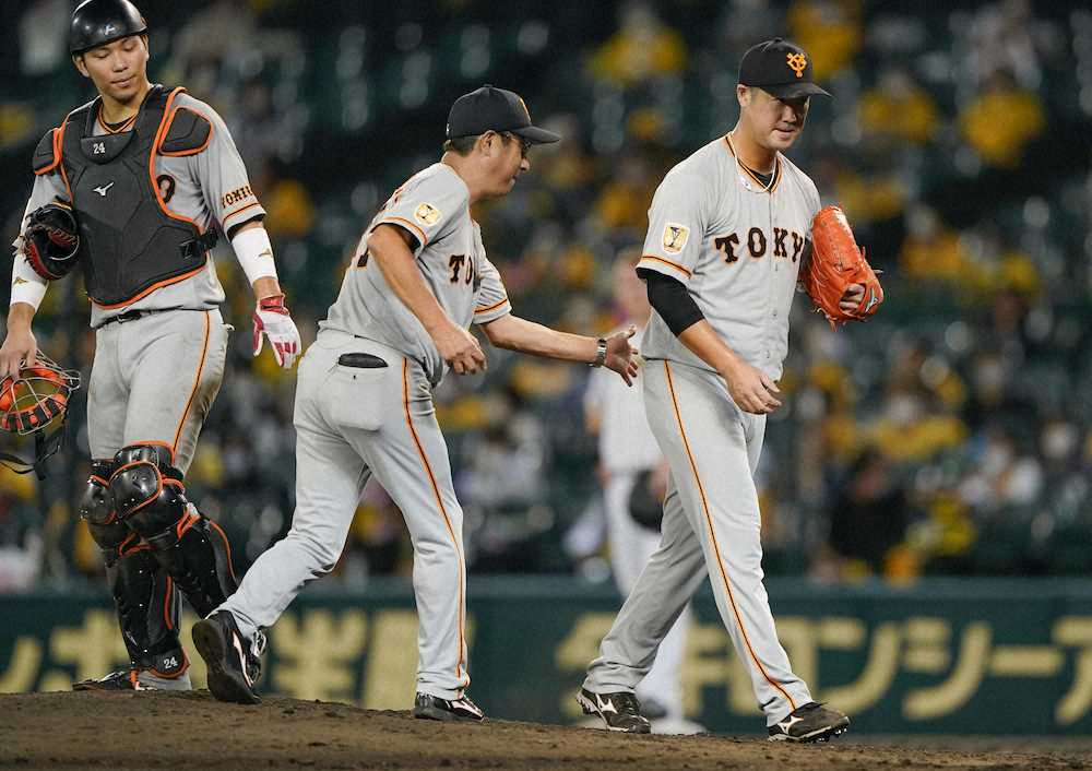 【画像・写真】巨人・原監督　大胆継投策にどよめき　ボーア打席途中に大竹→大江