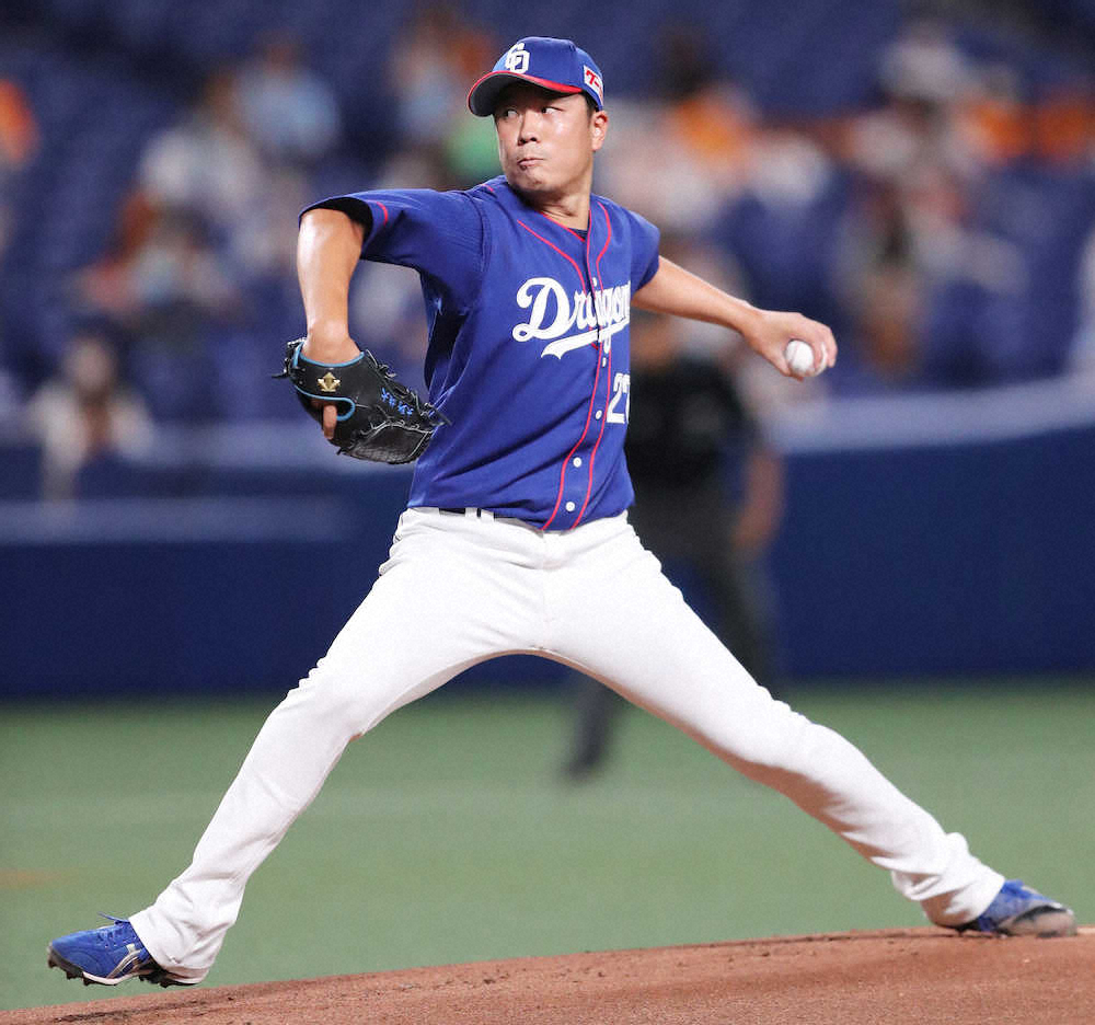 【画像・写真】“勝てば球団新記録”中日・大野雄　言い訳なしの6戦連続完投「僕が先制点を取られたのが負けた原因」