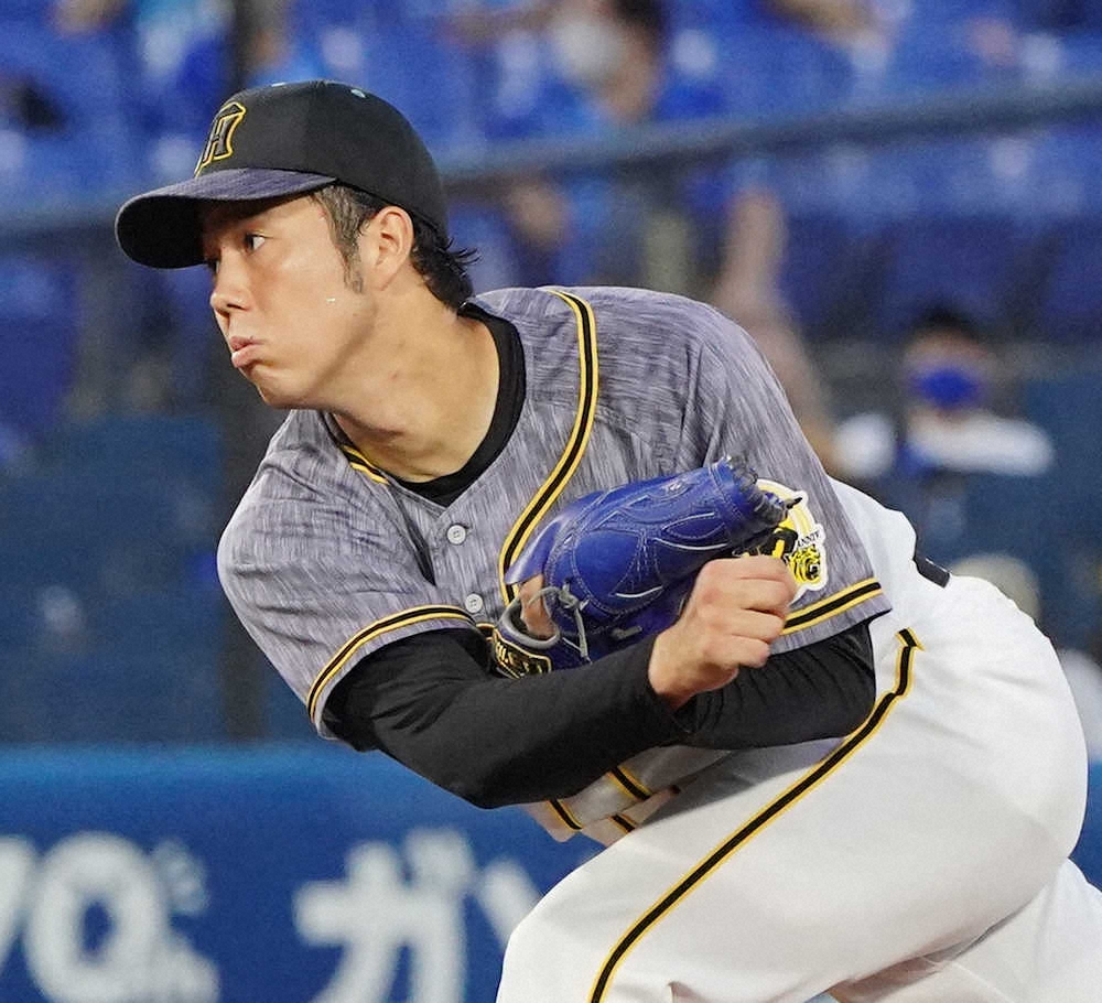 【画像・写真】阪神・青柳　5回8安打4失点で降板
