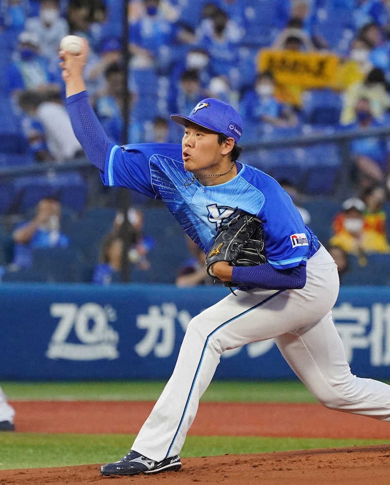 【画像・写真】DeNA・上茶谷　今季6試合目で待望初勝利、7回1失点にラミレス監督「今まで見た中でベスト」