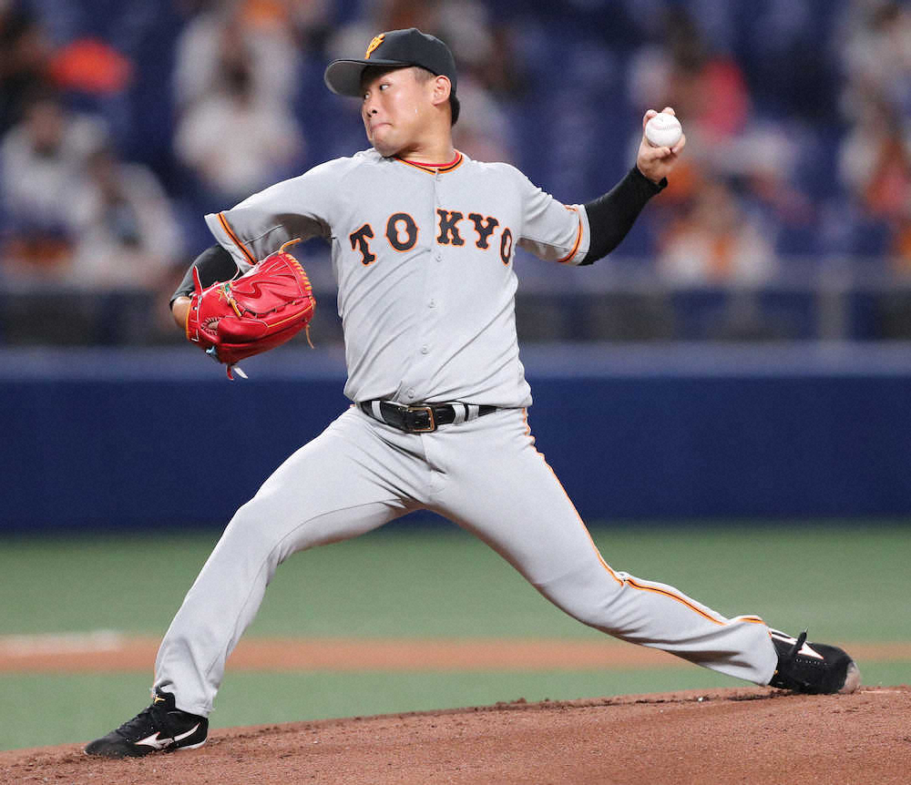 【画像・写真】巨人・田口　6回途中3失点で今季4勝目逃す　坂本先制2ラン＆2打席連発、ともに直後の先頭打者に被弾