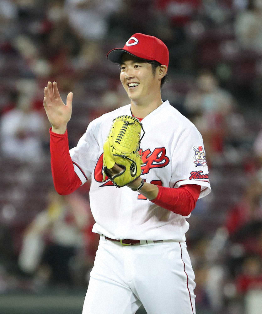 【画像・写真】広島・森下　新人王争い白熱の6勝目　ギア上げた7回に150キロ超連発「しっかり三振取ることができた」