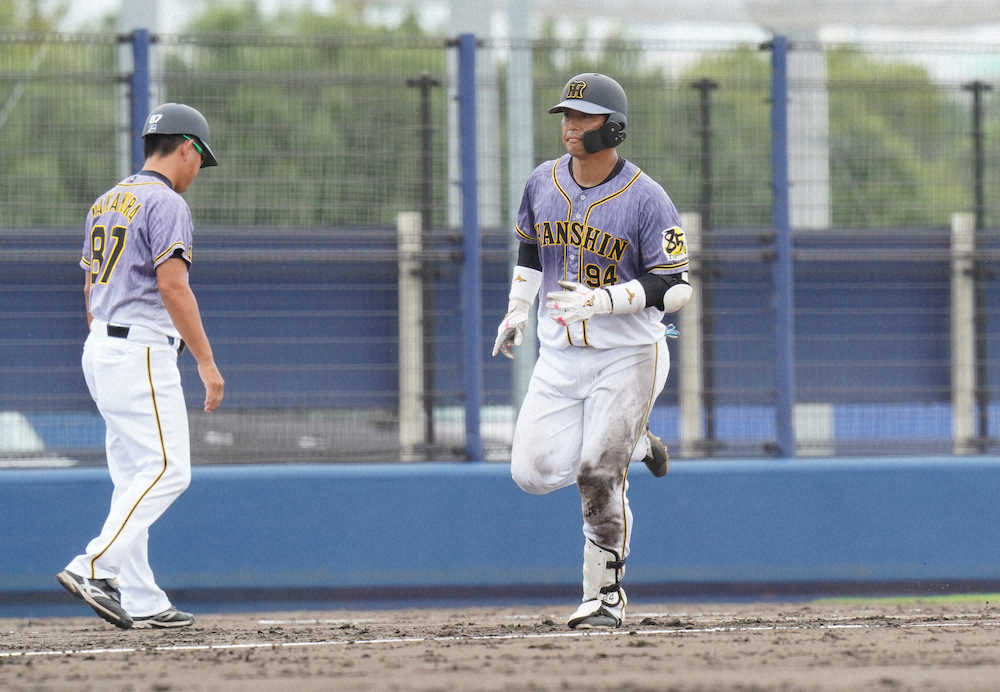 【画像・写真】阪神・原口　昇格アピールの一発　「いい角度が付いてきた」　2軍戦打率・360と好調