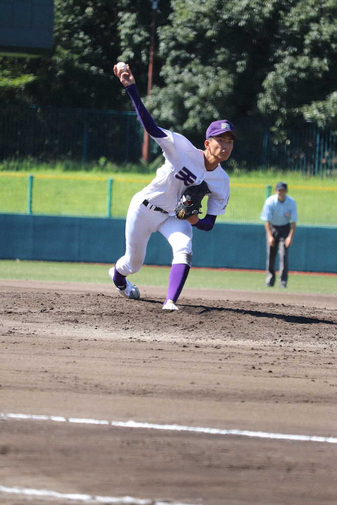 【画像・写真】天理の長身右腕・達、新球フォーク冴えて7回1安打完封　新チーム初戦でコールド発進