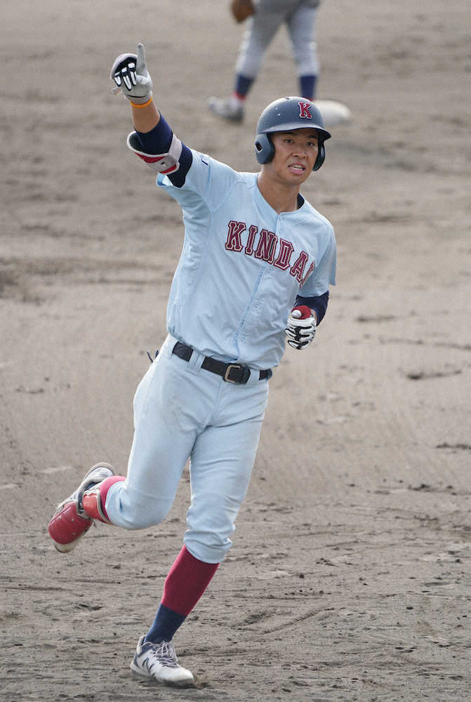 【画像・写真】近大・佐藤が起死回生の同点弾！二岡智宏の持つリーグ通算本塁打記録にあと1