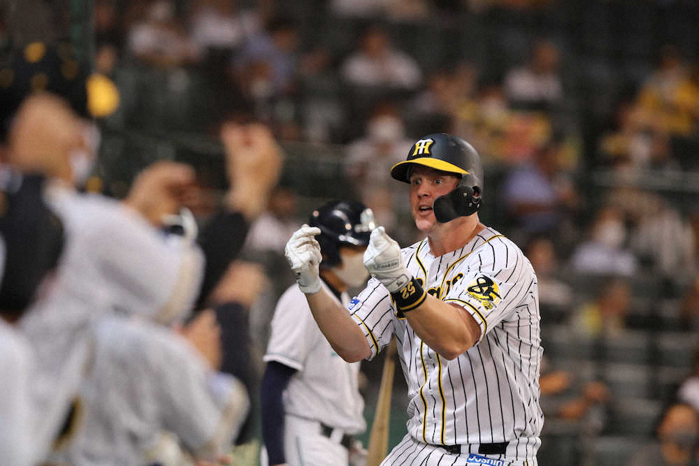 【画像・写真】阪神「ファンが選ぶ月間MVP」8月はサンズ　月間リーグトップタイ6本塁打&12球団1位の得点圏打率