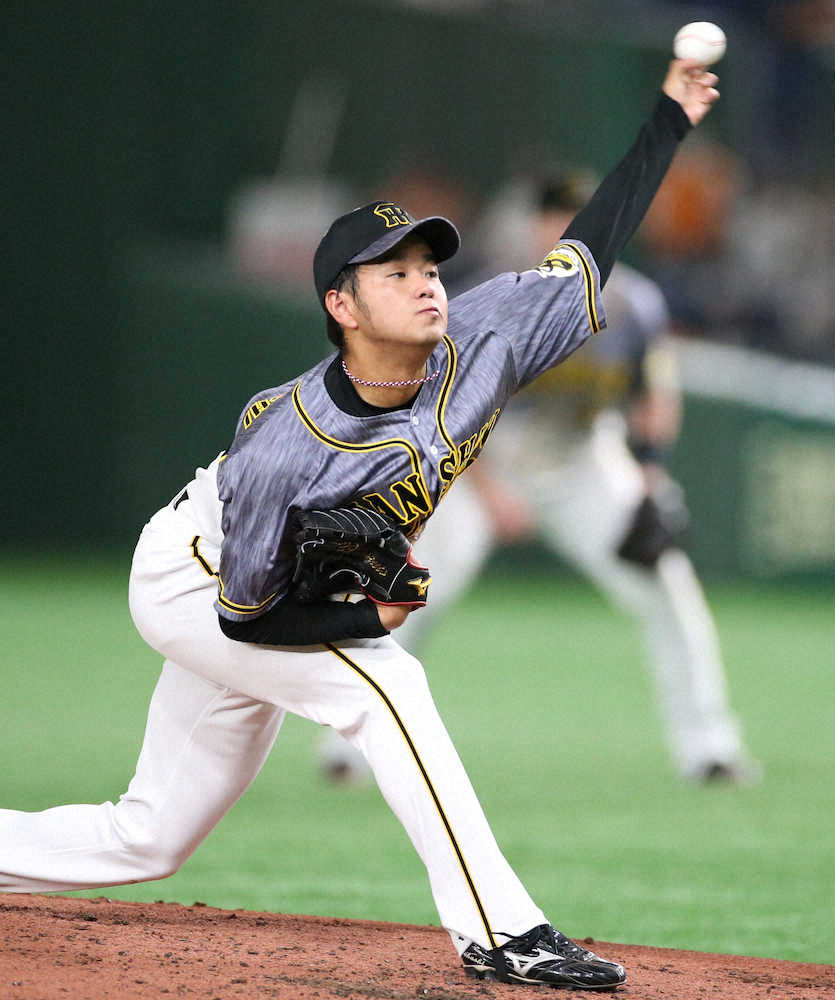 【画像・写真】阪神・高橋　5回0/3を5失点　再三のリードを守れず