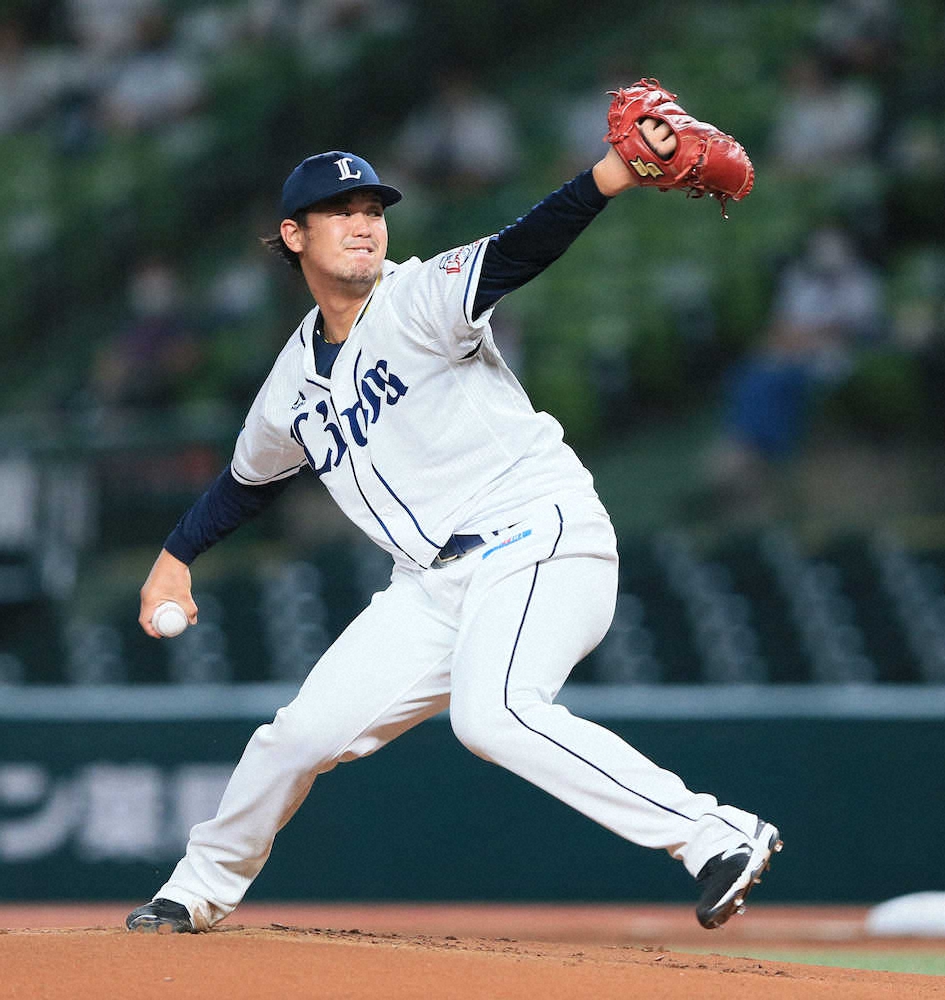 【画像・写真】＜西・ロ＞西武先発・高橋光（撮影・尾崎　有希）