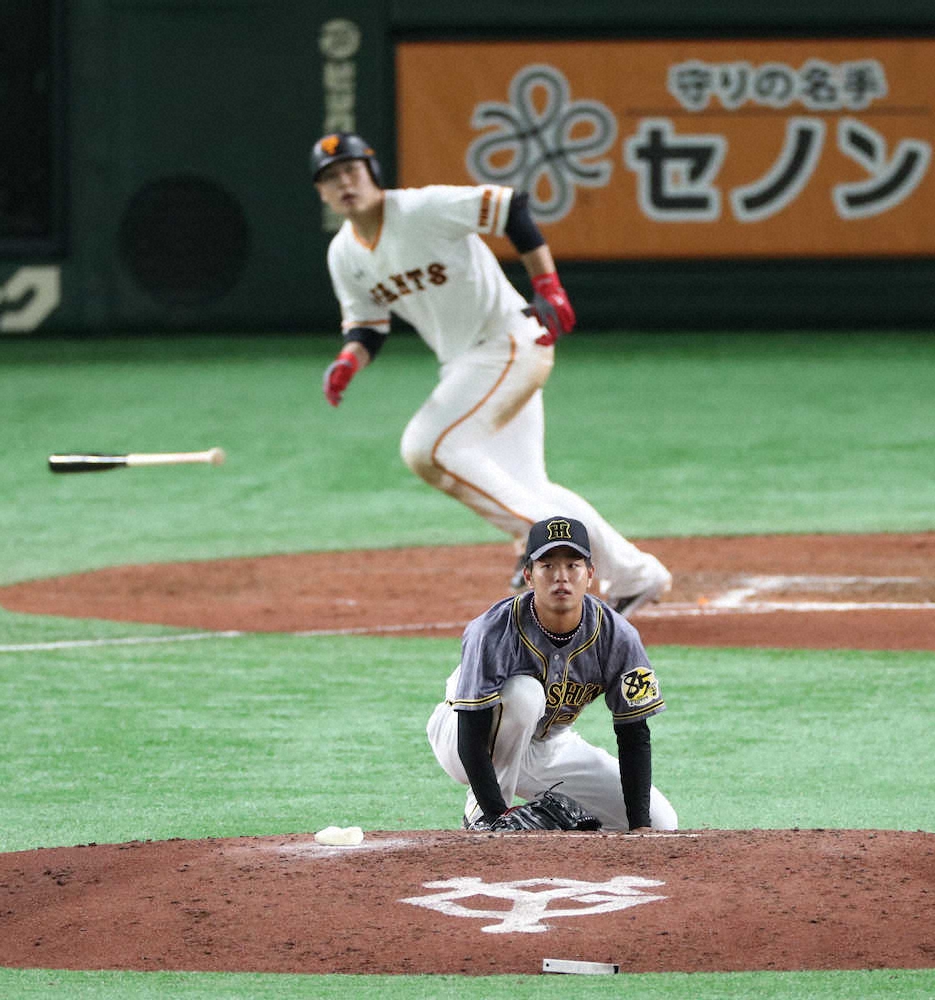 【画像・写真】阪神・遥人　今季初めて6回投げ切れず「申し訳ない」　3敗はすべて巨人戦