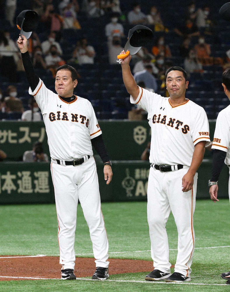 【画像・写真】原監督「もう素晴らしい。阿部チルドレン」初先発抜てきの田中俊と立岡が今季初安打＆アベックアーチ