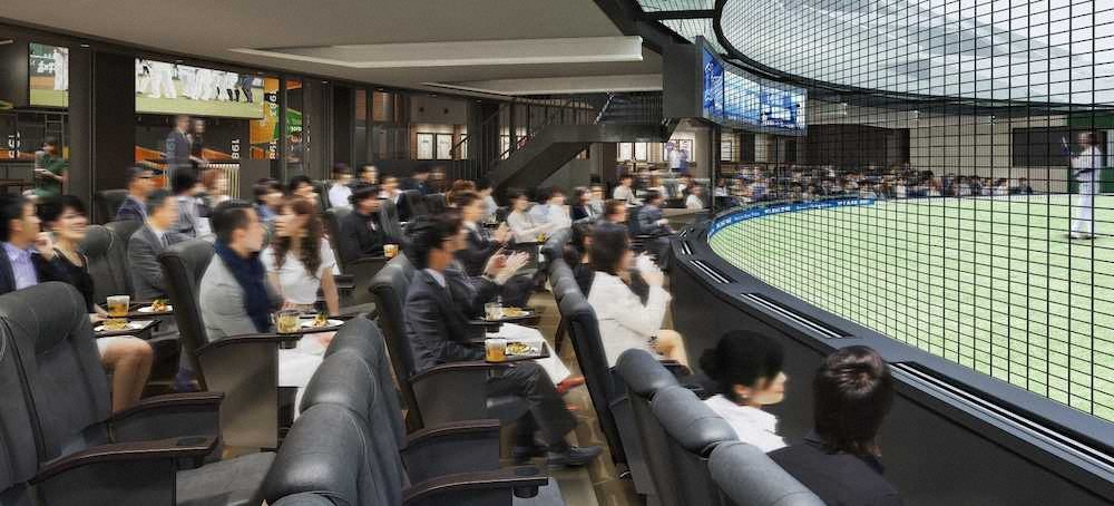 【画像・写真】西武本拠地、12球団最大「プレミアムラウンジ」来春誕生へ　“砂かぶり席”203席も設置