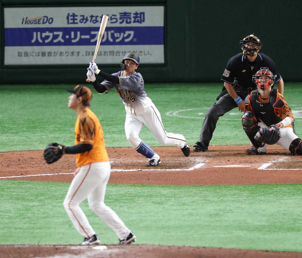 【画像・写真】先輩・赤星氏を苦笑させた貪欲さ　阪神・近本　東京D初勝利を呼ぶ2発