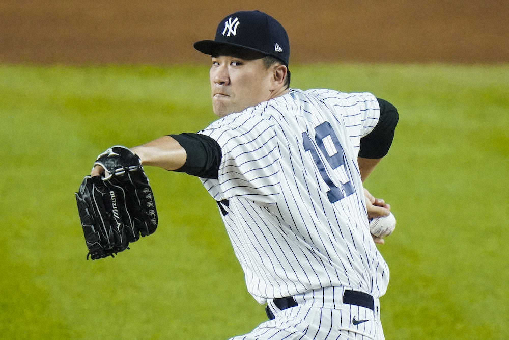 【画像・写真】マー君　7回7安打3失点、3勝目の権利持ち降板　打線は3者連続弾などで援護