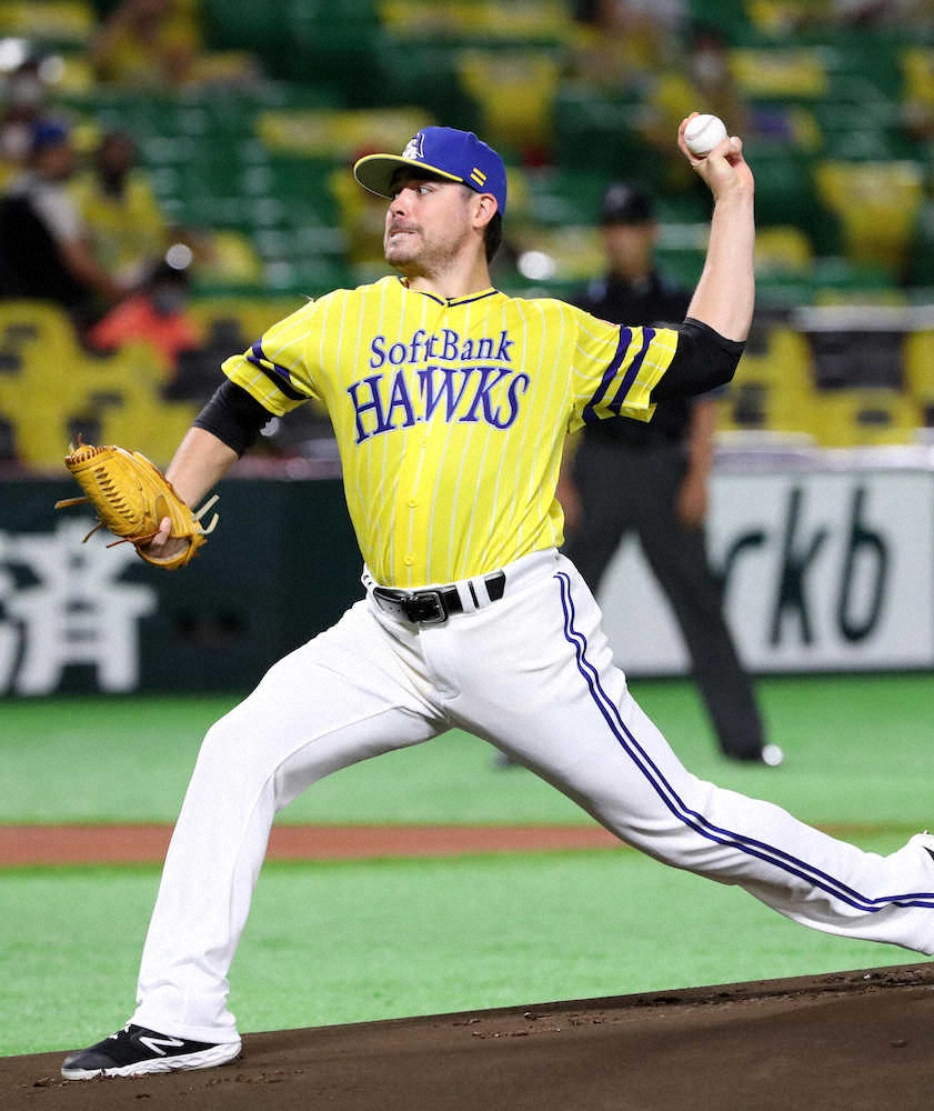 【画像・写真】ソフトバンク3連勝!ムーアが7回途中2失点の好投で3勝目　周東は4安打2盗塁の“大活躍”