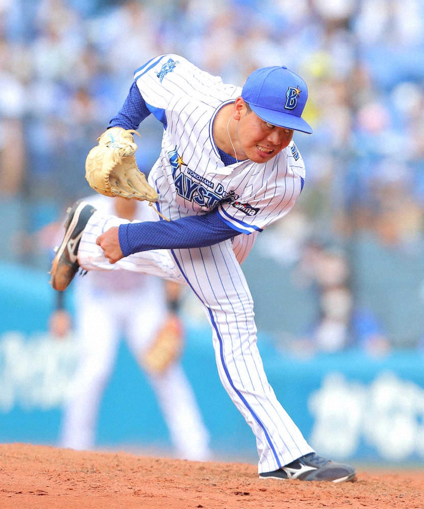【画像・写真】DeNA・浜口　6回途中1失点で5勝目、白星先行「落ちる球を効果的に使えた」