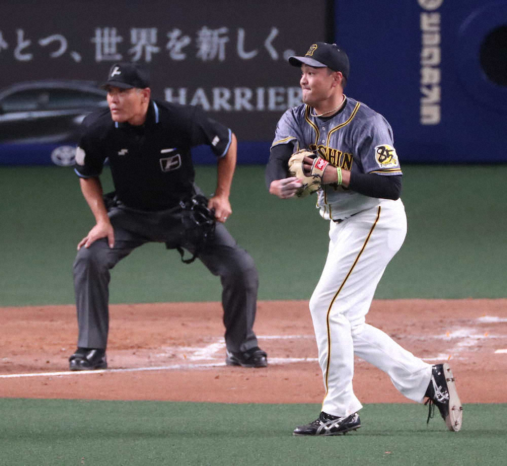 【画像・写真】阪神・秋山　10年ぶり失策が全4失点に絡む自滅　チームも12球団ワーストの56失策、堅守巨人との差