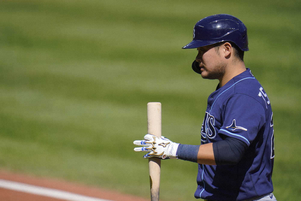 【画像・写真】＜レイズ・オリオールズ＞4打数無安打に倒れた筒香（AP）