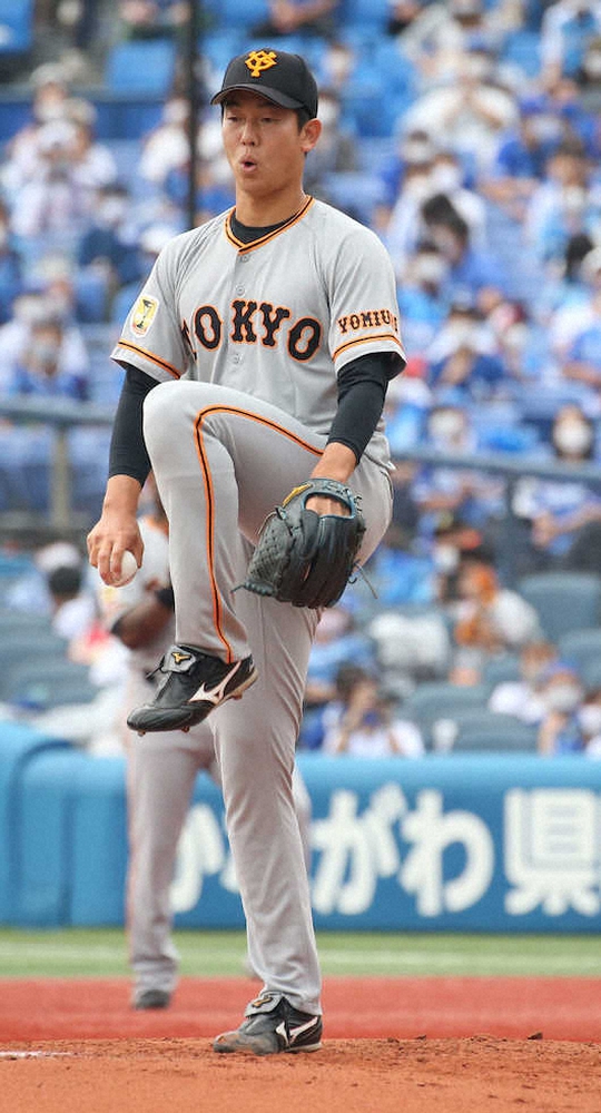 【画像・写真】巨人・畠　緊急先発で6回零封、今季1勝！杉内コーチ直伝“両腕ダラリ投法”で直球の切れアップ