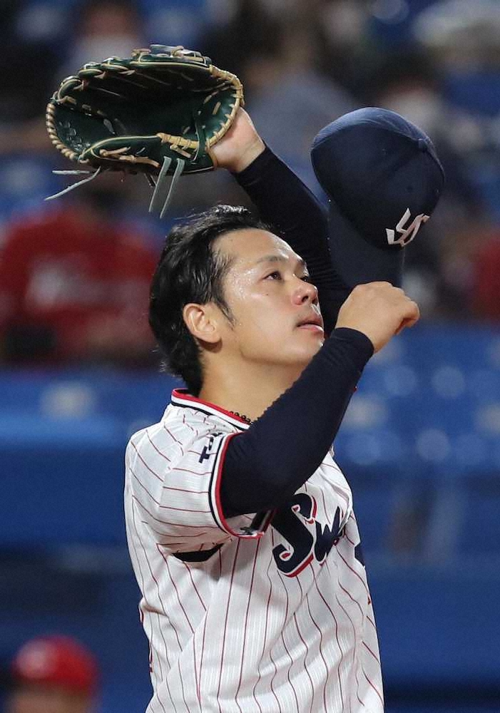 【画像・写真】ヤクルト・ライアン　悔しい9勝目　完投目前あと1人で降板