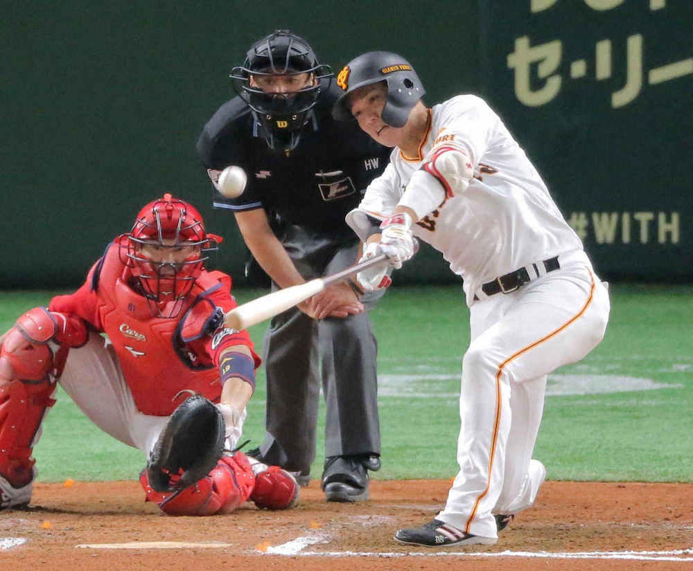 【画像・写真】巨人・坂本　若松に並ぶセ6位、通算159度目猛打賞！ファンに「感謝」　Vマジック31