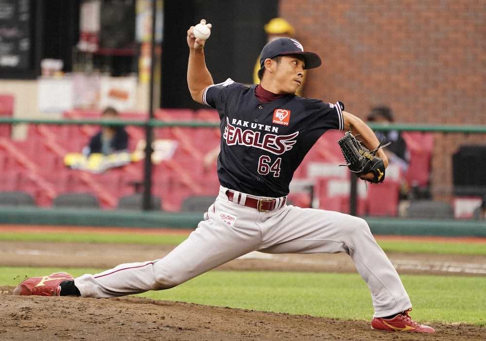 【画像・写真】「サブちゃん」こと楽天・福山が517日ぶり復帰　支配下復帰から一夜明けで1回無失点