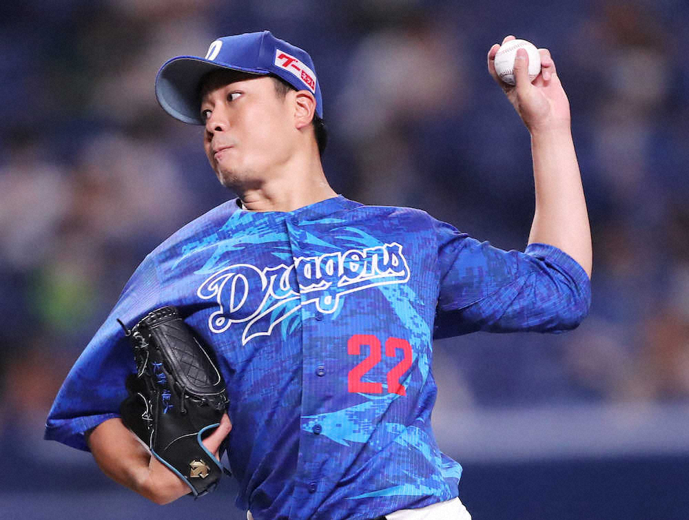 【画像・写真】中日・大野雄　自己最多タイ、シーズン3度目の完封　チームは4連勝で3位に1差