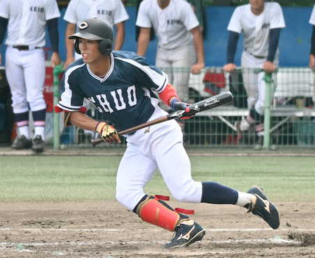 【画像・写真】足だけじゃない…中大の“いだてん”五十幡の鋭いスイングの裏に恩師からの教え