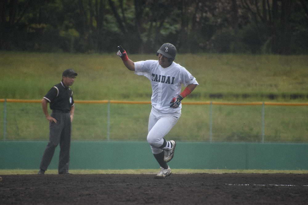 【画像・写真】大体大　コールド発進！初4番・桜井、公式戦初本塁打が「人生初」満弾