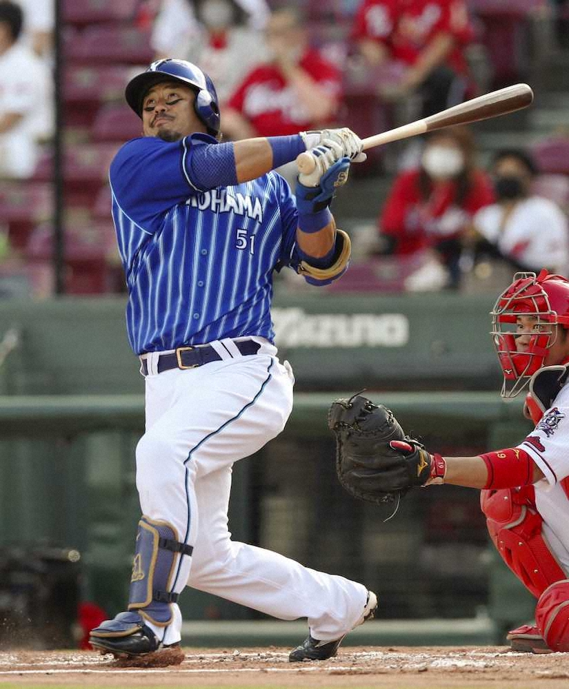 【画像・写真】DeNA・宮崎　サイクル惜しい4安打！広島・森下攻略、5球団唯一負けなし