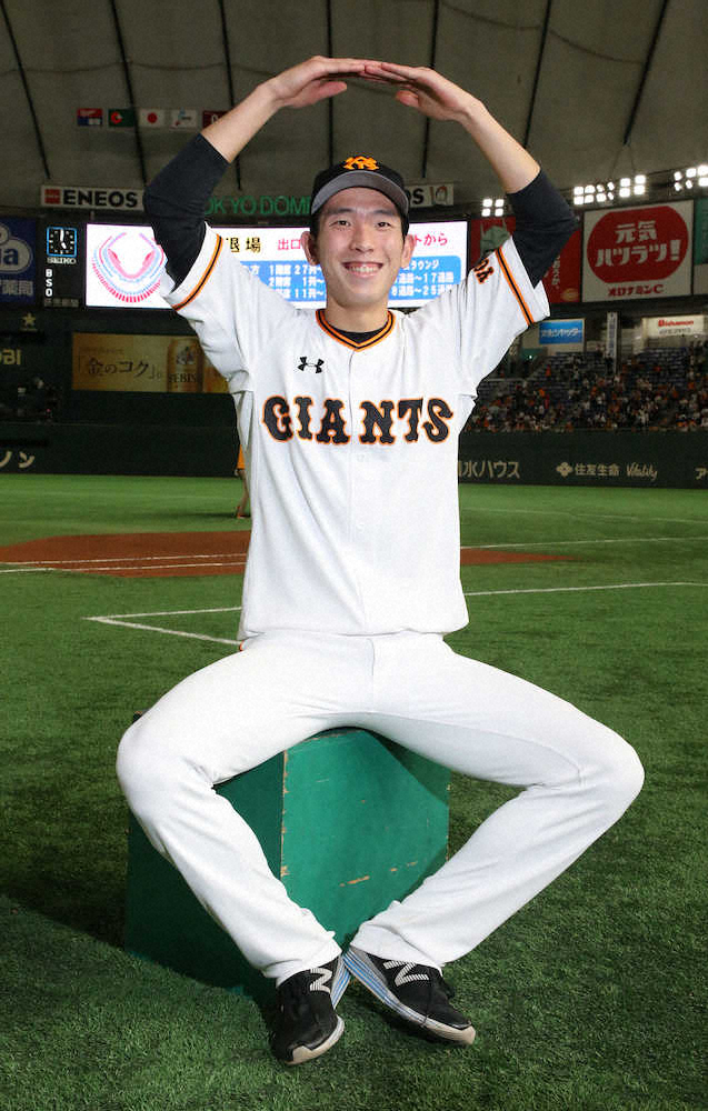 【画像・写真】巨人・戸郷8勝目でVマジック24！高卒2年目以内では桑田以来33年ぶり　新人王へ前進