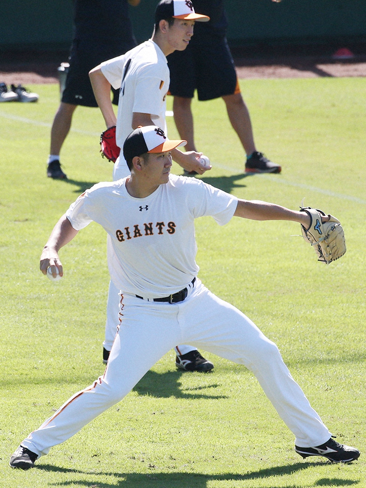 【画像・写真】巨人・菅野、開幕12連勝へ意気込み！対広島6年ぶり勝ち越し“完全V”へ先陣