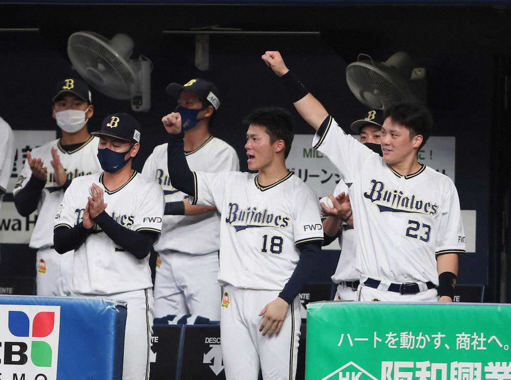 【画像・写真】オリ山本8回零封　中嶋監督代行“勝率5割”復帰