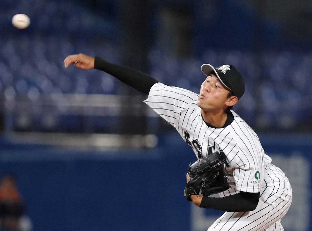 【画像・写真】亜大・平内　自己最速156キロマーク！生田監督「与田さんみたいなドッジボール」