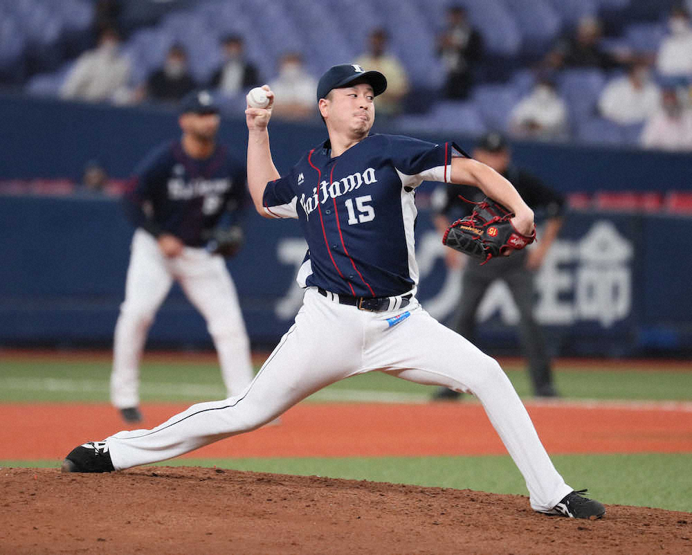 【画像・写真】西武ドラ1・宮川　37戦目で待望のプロ初勝利「素直にうれしいです」