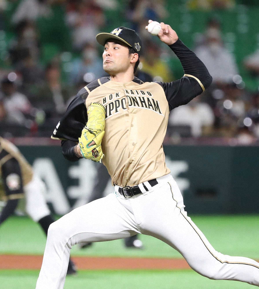 【画像・写真】日本ハム・上原　今季最短4回途中5失点KO　ソフトバンクから初勝利お預け