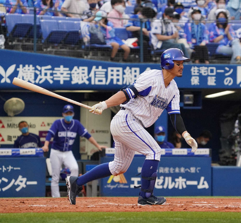 【画像・写真】DeNA・梶谷　背中違和感は軽症で抹消せず　4日中日戦は欠場へ