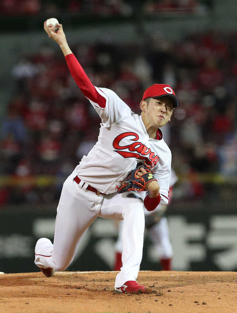 【画像・写真】広島・遠藤　5回3失点で勝利投手の権利　勝てば66日ぶり白星